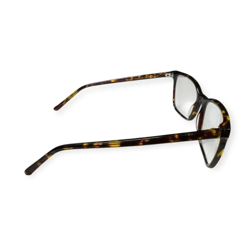 Vint & York Clarence Eyeglasses Tortoise Shell Eyeglasses Full Rim 145mm w/ Case
